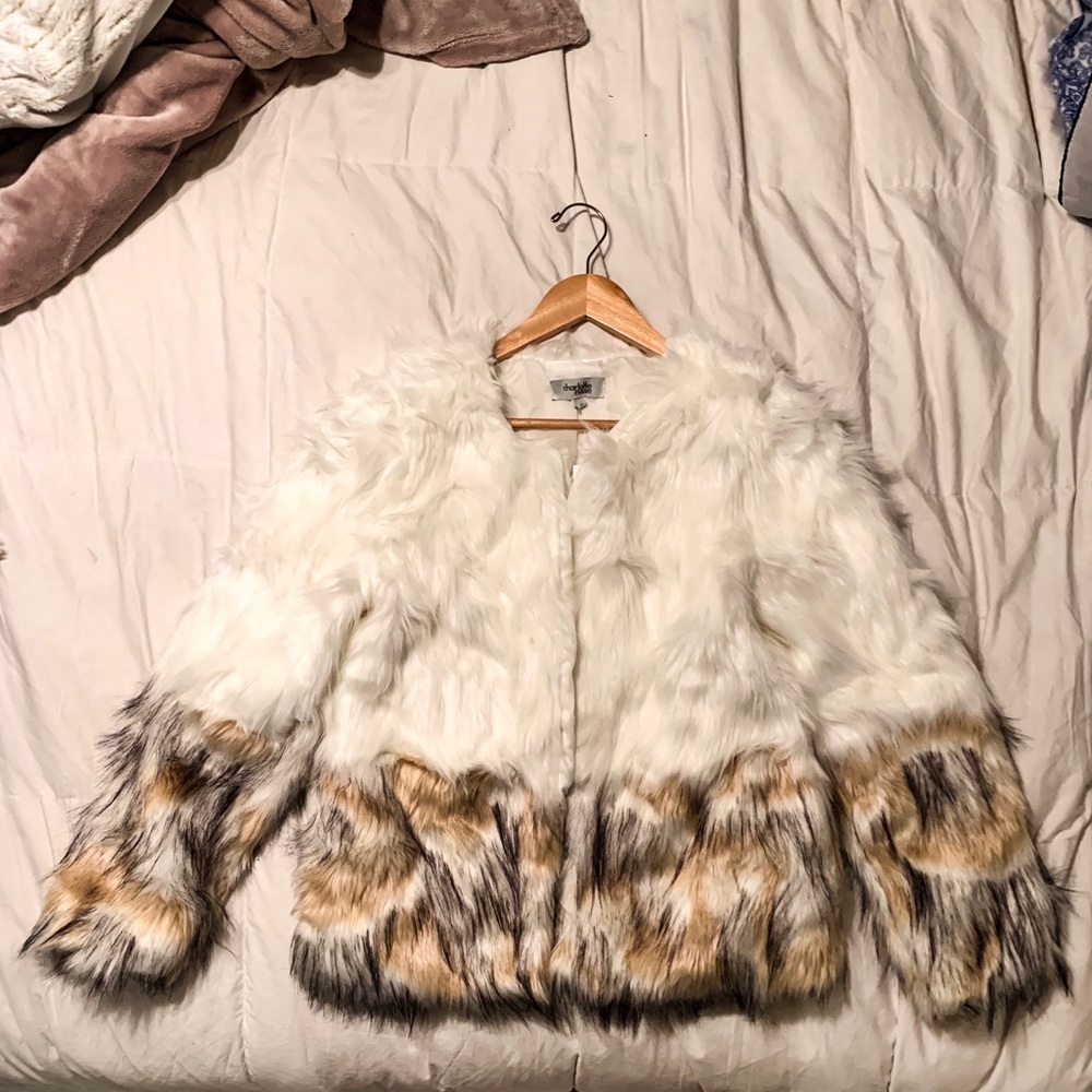 Charlotte Russe faux fur jacket